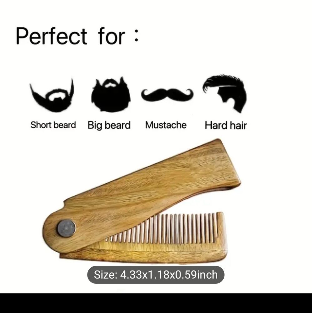 Folding Beard comb